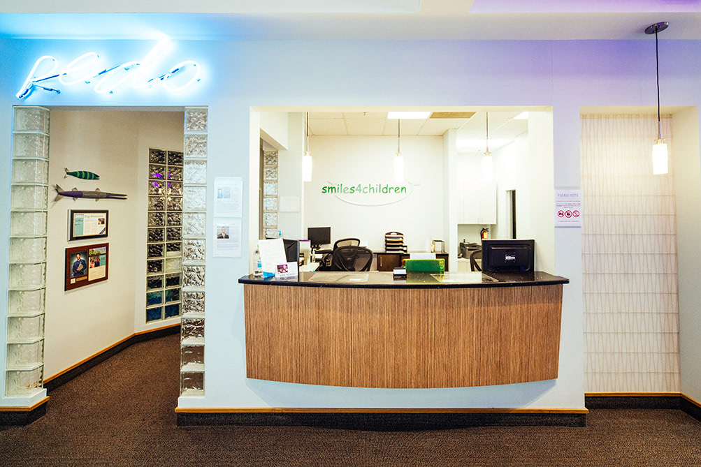 Catonsville smiles4children office front desk